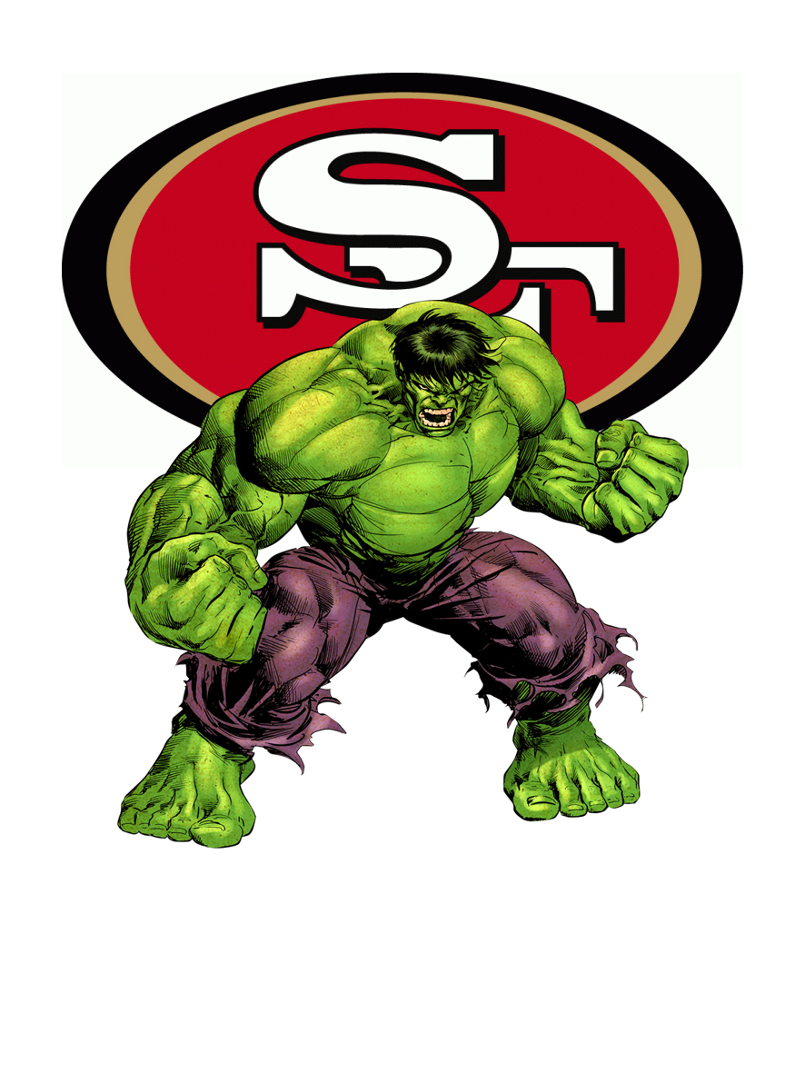 San Francisco 49ers Hulk Logo vinyl decal